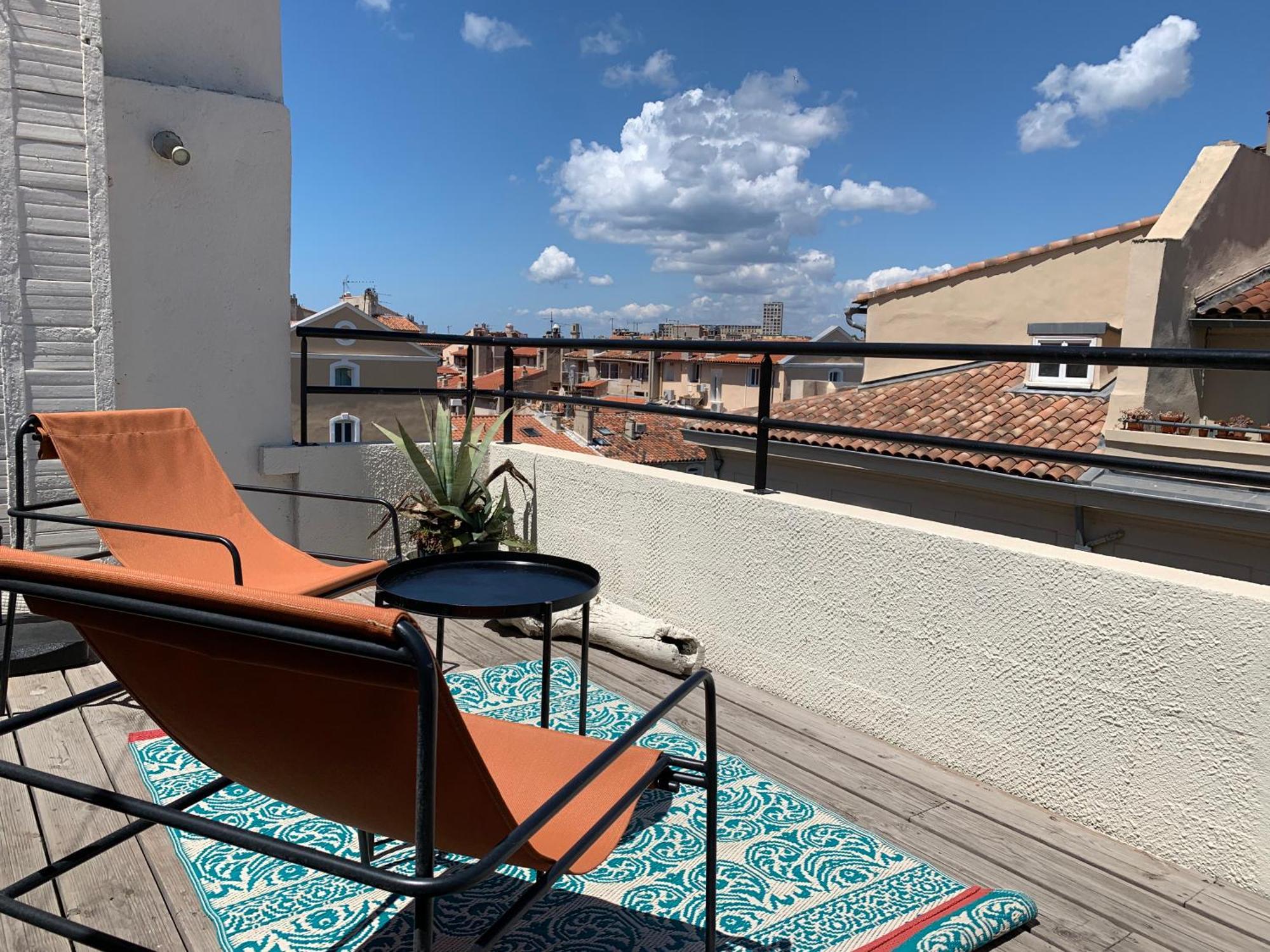Studio Toit Terrasse Vieux Port 마르세유 외부 사진