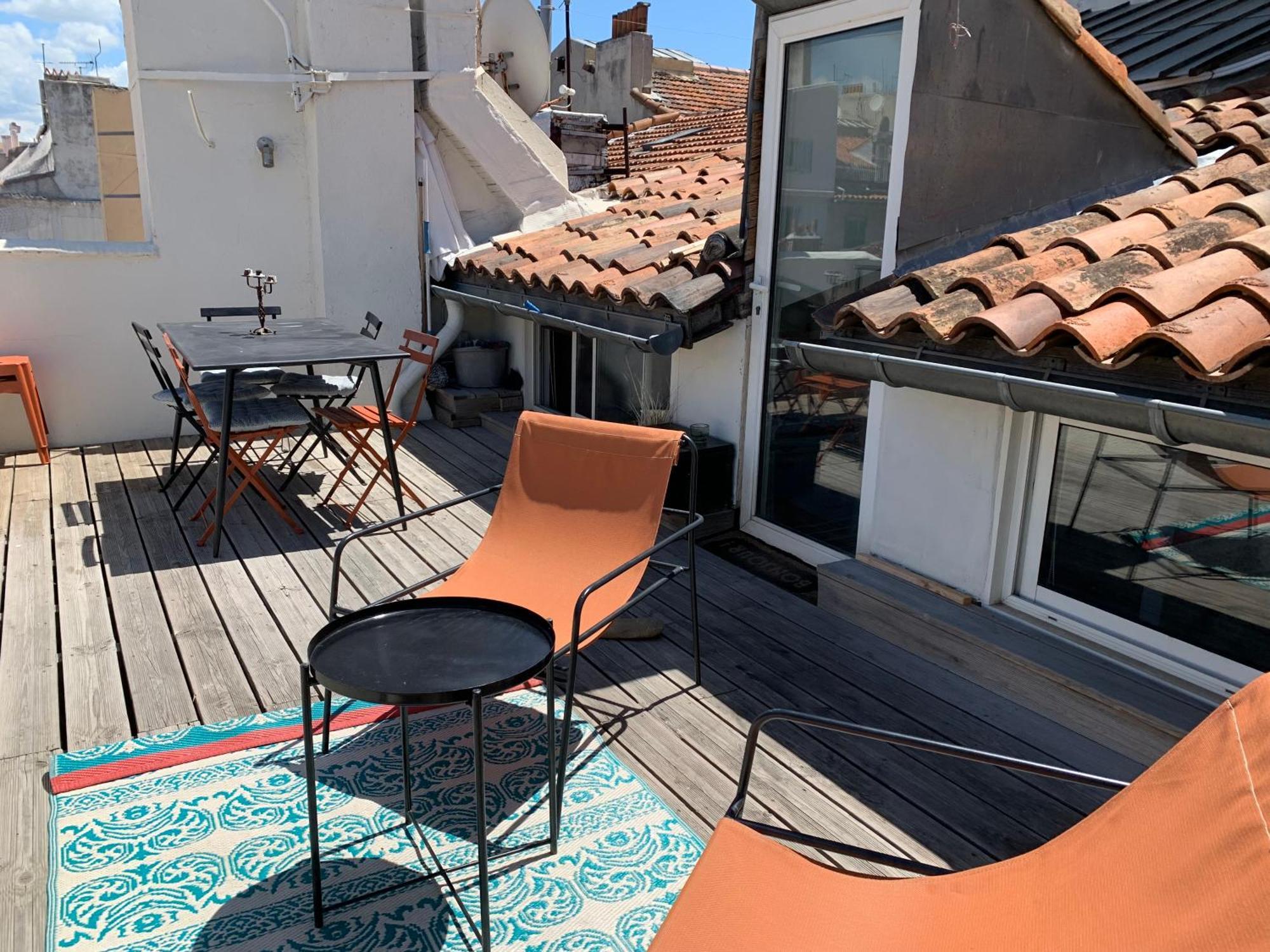 Studio Toit Terrasse Vieux Port 마르세유 외부 사진