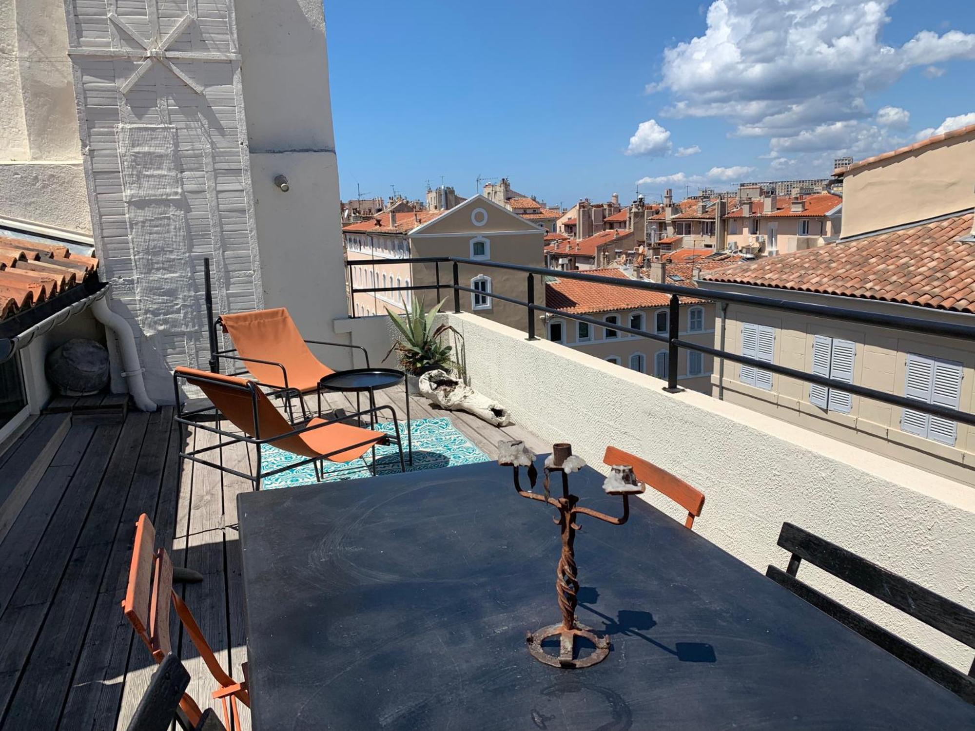 Studio Toit Terrasse Vieux Port 마르세유 외부 사진